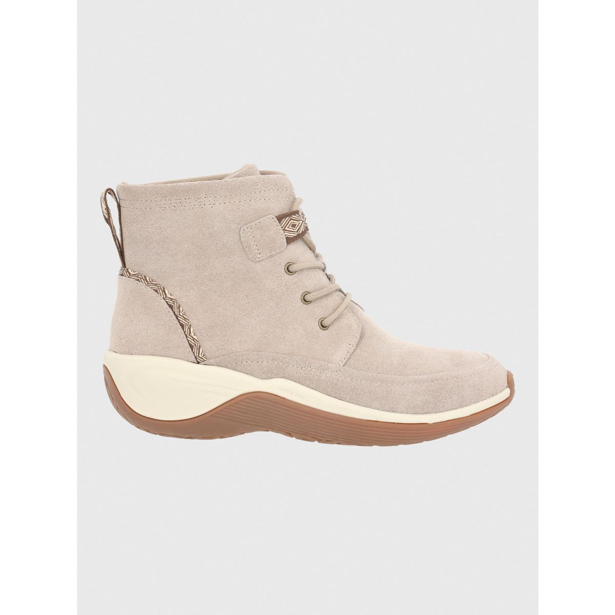 HUSH PUPPIES - Botin Cuero Mujer Spinal Rug Lace Beige HUSH PUPPIES