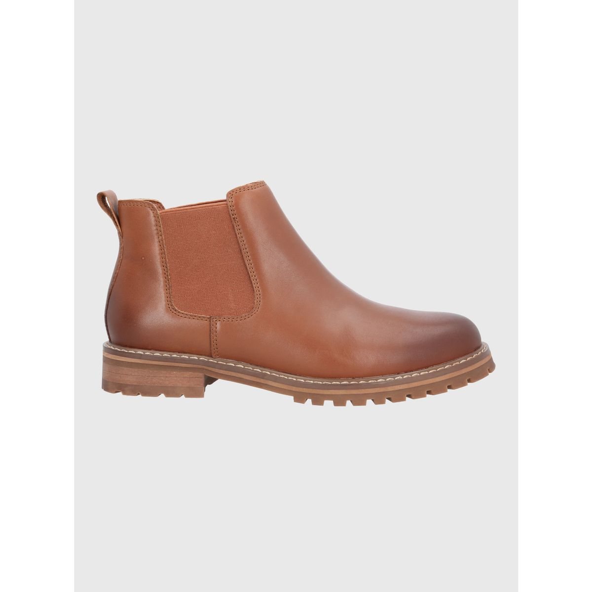 HUSH PUPPIES - Botin Cuero Mujer Leri Chelsea Café HUSH PUPPIES