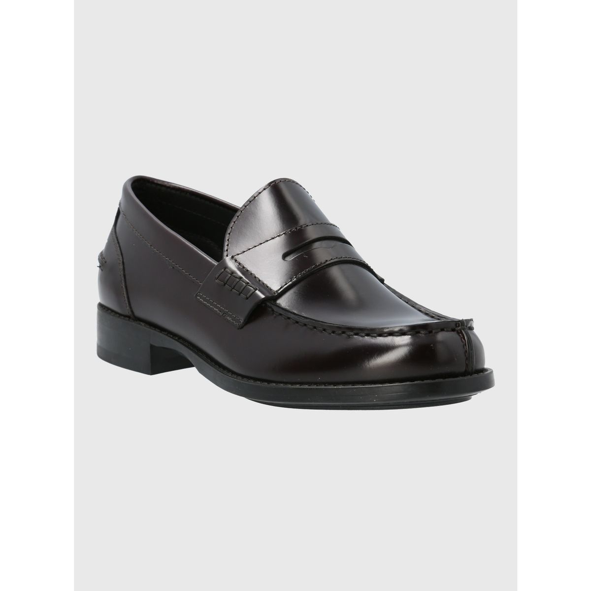 HUSH PUPPIES - Mocasin MujerItaliano Cuero Rozato Burdeo HUSH PUPPIES