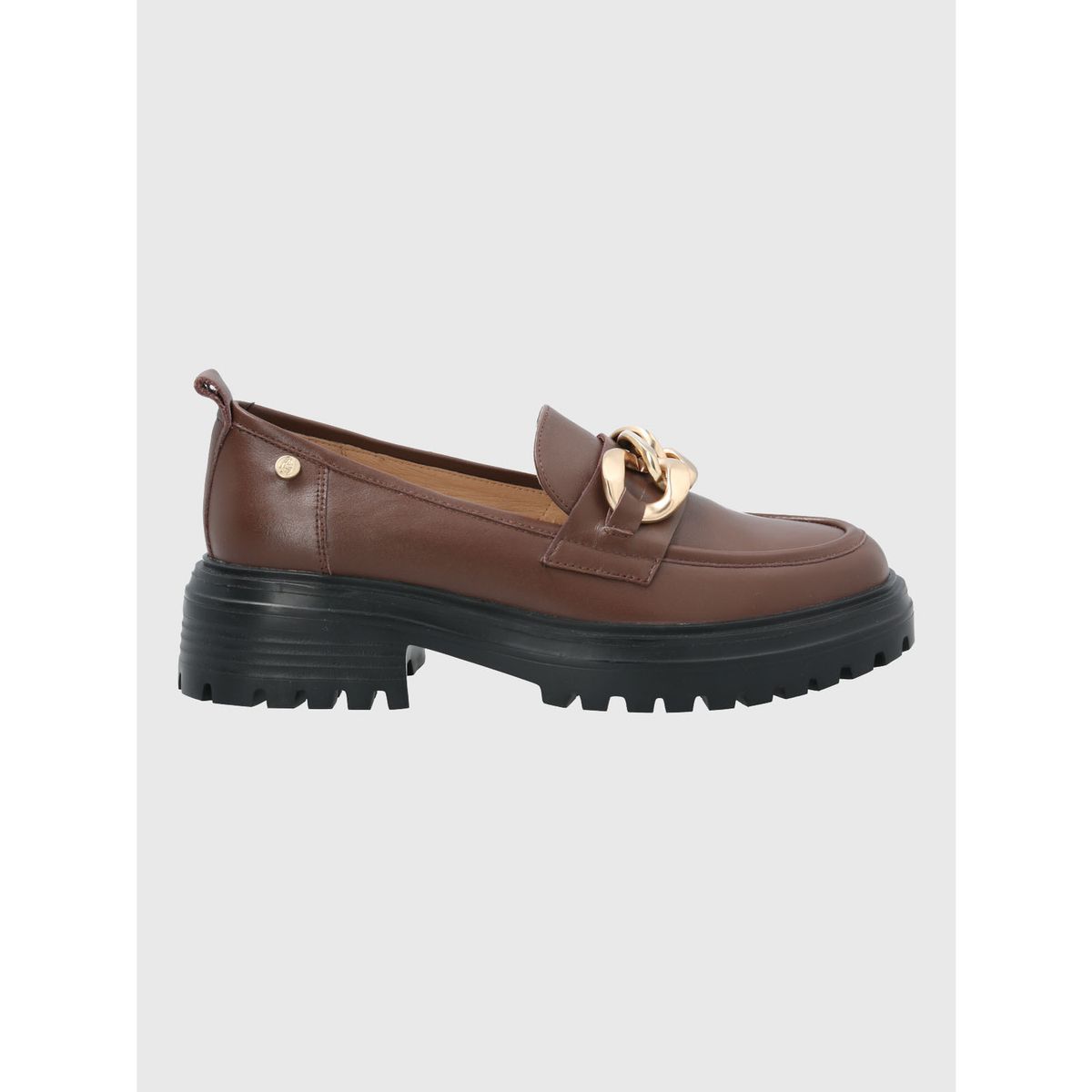 HUSH PUPPIES - Mocasin Cuero Mujer Leboni Café HUSH PUPPIES