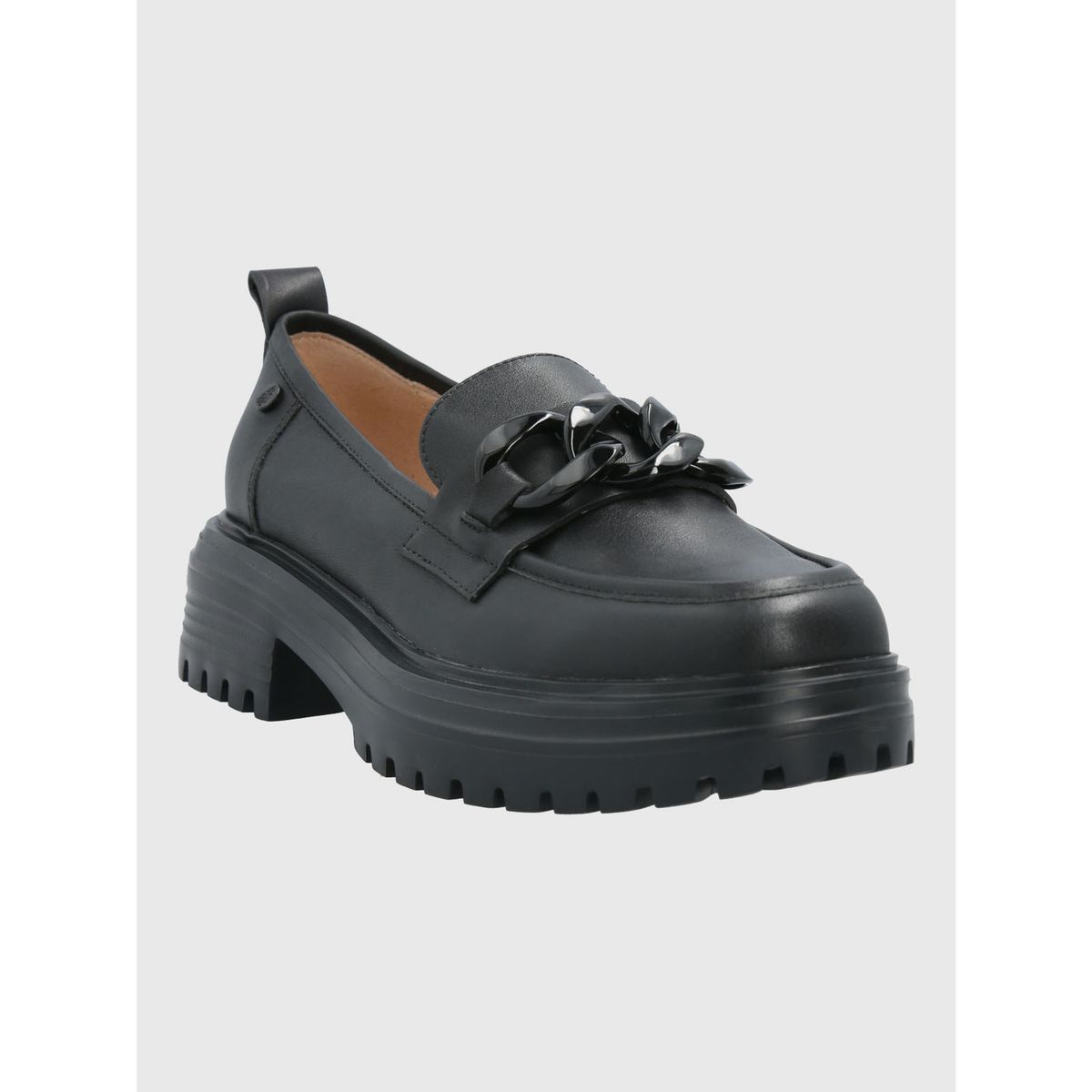 HUSH PUPPIES - Mocasin Cuero Mujer Leboni Negro HUSH PUPPIES