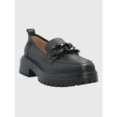 HUSH PUPPIES - Mocasin Cuero Mujer Leboni Negro