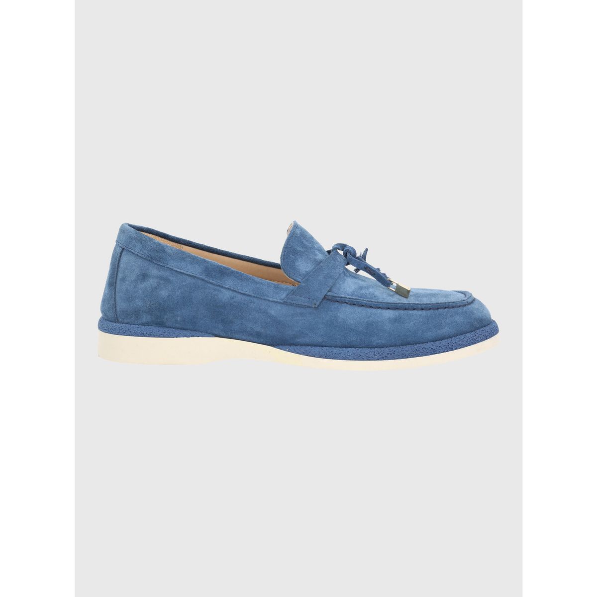 HUSH PUPPIES - Mocasin Cuero Mujer Margott Azul HUSH PUPPIES