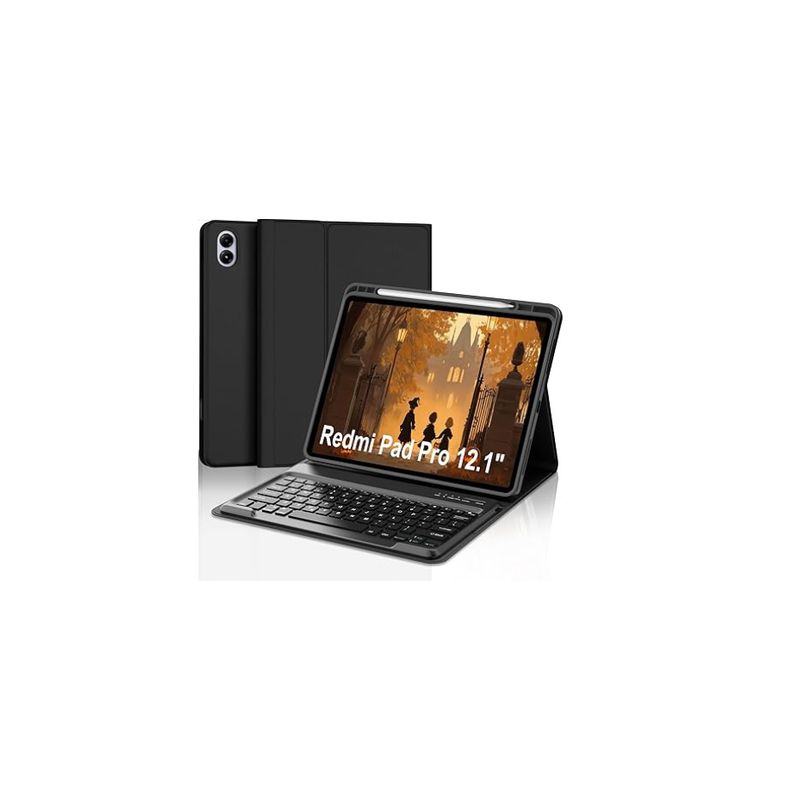 GENERICO - Funda Con Teclado Español Para Xiaomi Pad Pro 12 12.1" 2024