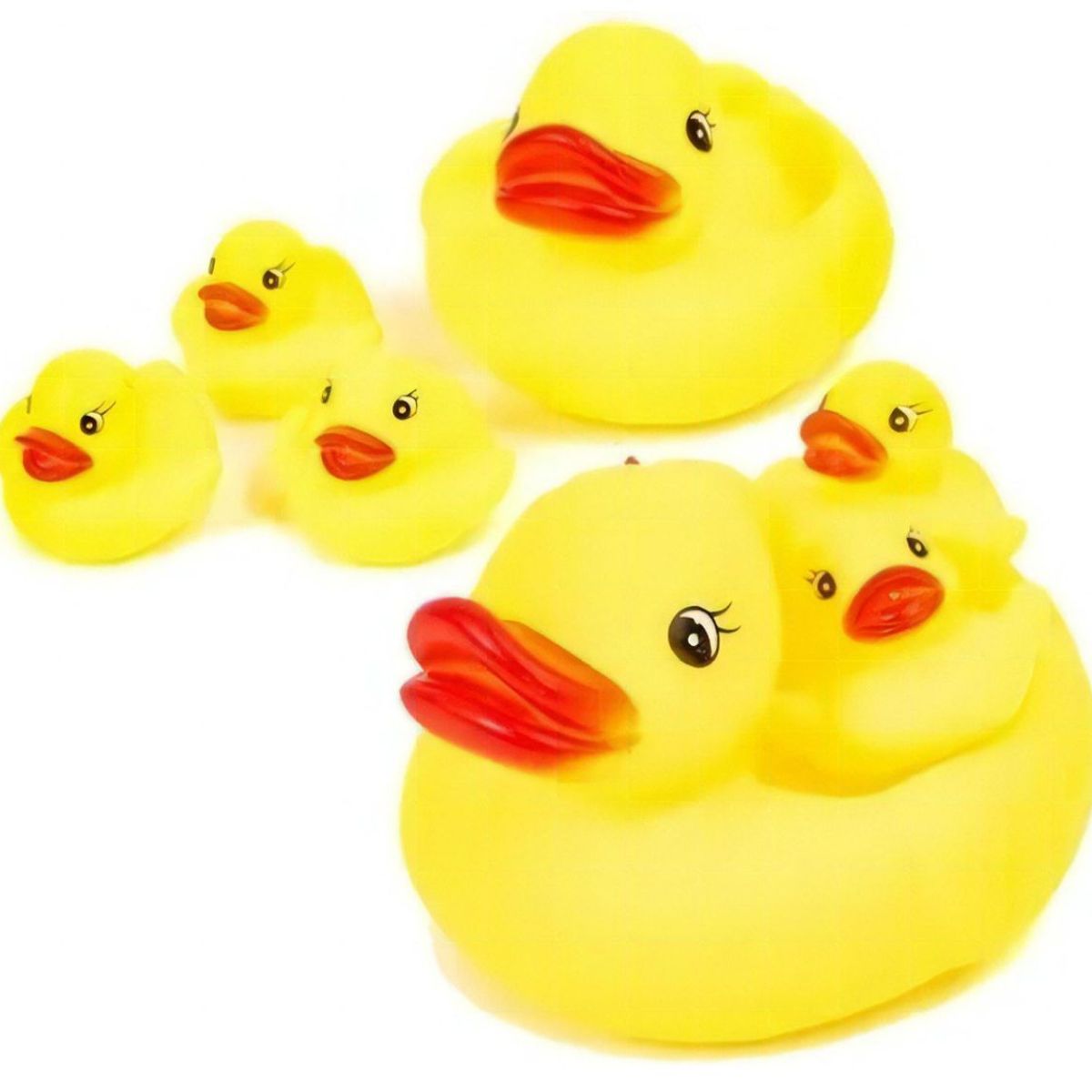 GENERICO - Set Patitos De Hule Para El Baño Niños 4 Unidades