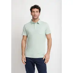 TRIAL - Polera Polo Algodón Pima Marc Menta