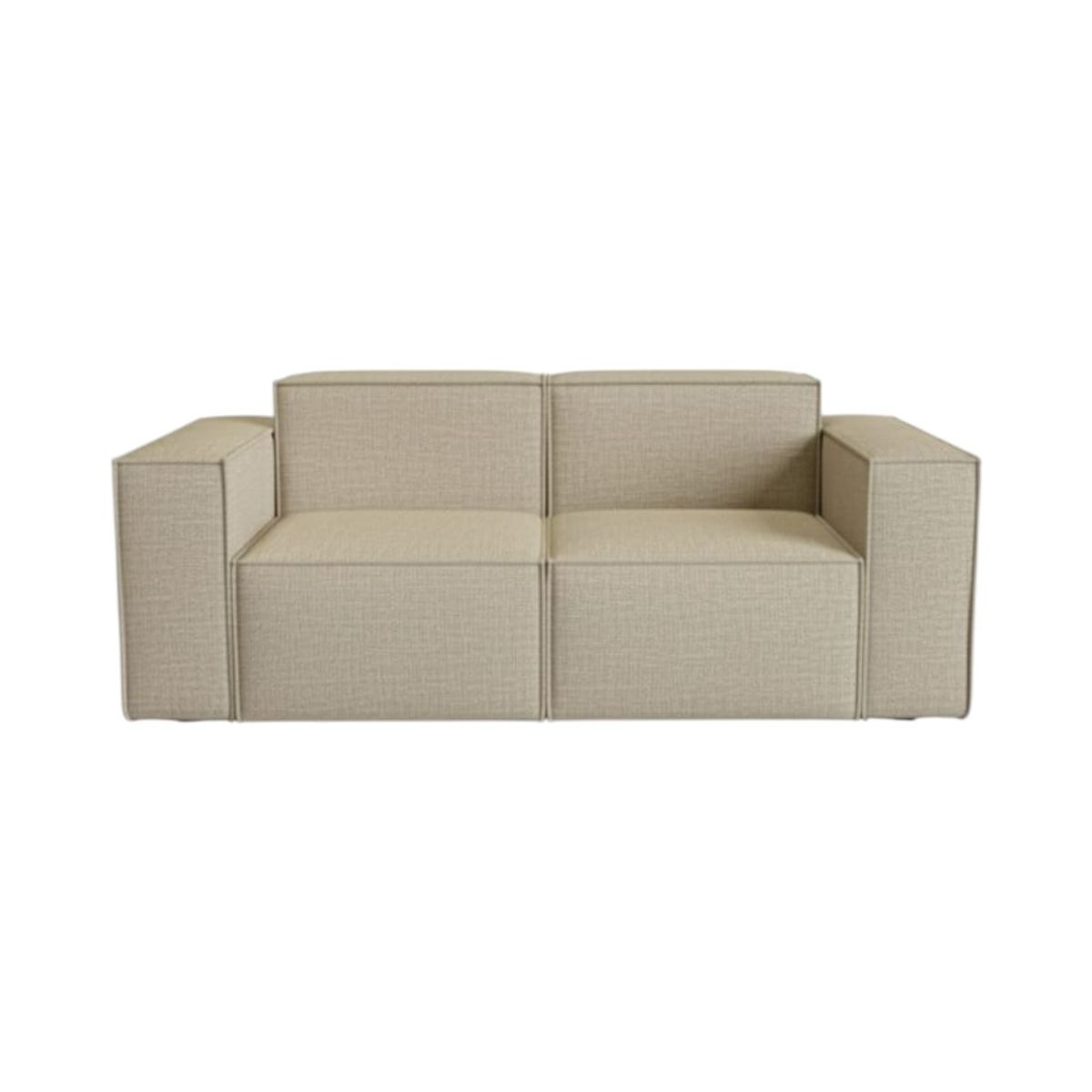 DISEÑOS VALESTRINI - SOFA AURA TRES CUERPOS LINO BEIGE