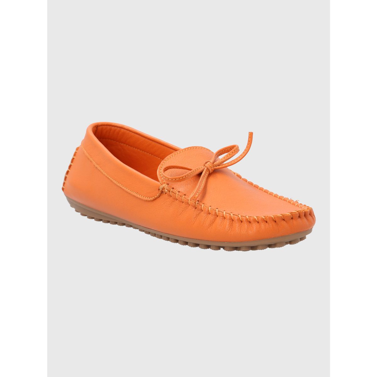 HUSH PUPPIES - Mocasin Cuero Mujer Tado Naranjo HUSH PUPPIES