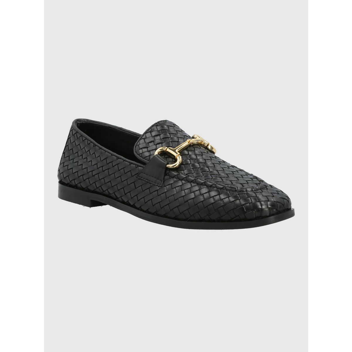 HUSH PUPPIES - Mocasin Cuero Mujer Feels Negro HUSH PUPPIES