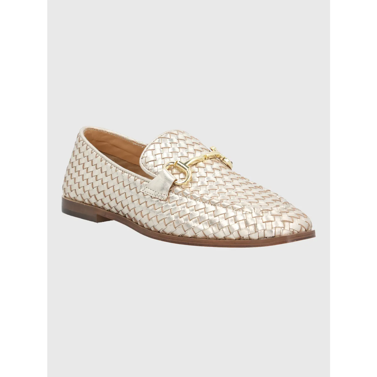 HUSH PUPPIES - Mocasin Cuero Mujer Feels Metalizado HUSH PUPPIES