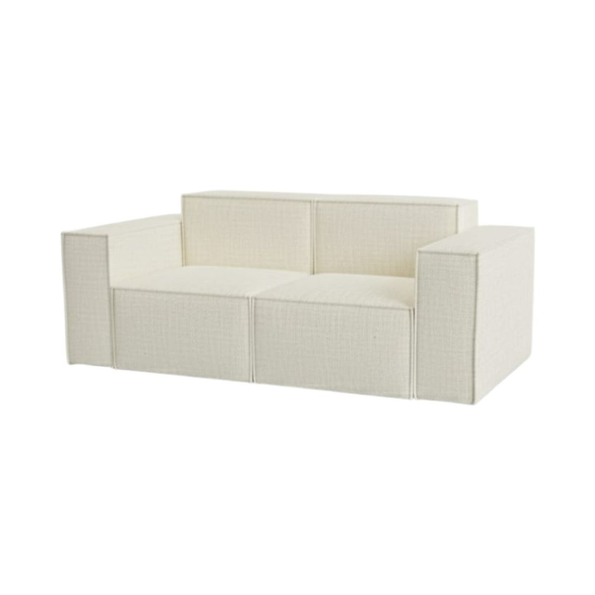 DISEÑOS VALESTRINI - SOFA AURA TRES CUERPOS LINO CRUDO