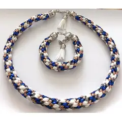 CATHALIFAUDJOYAS - Conjunto trenzado