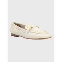 HUSH PUPPIES - Mocasin Cuero Mujer Golden Days Blanco