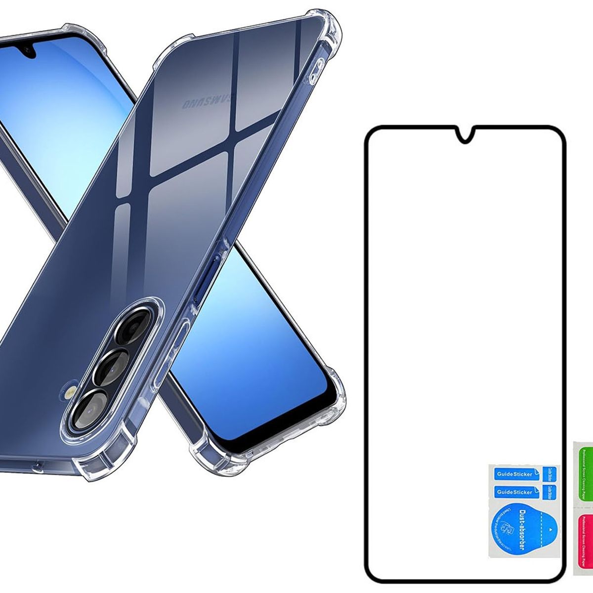 GENERICO - CARCASA PARA GALAXY A17 + PROTECTOR PANTALLA