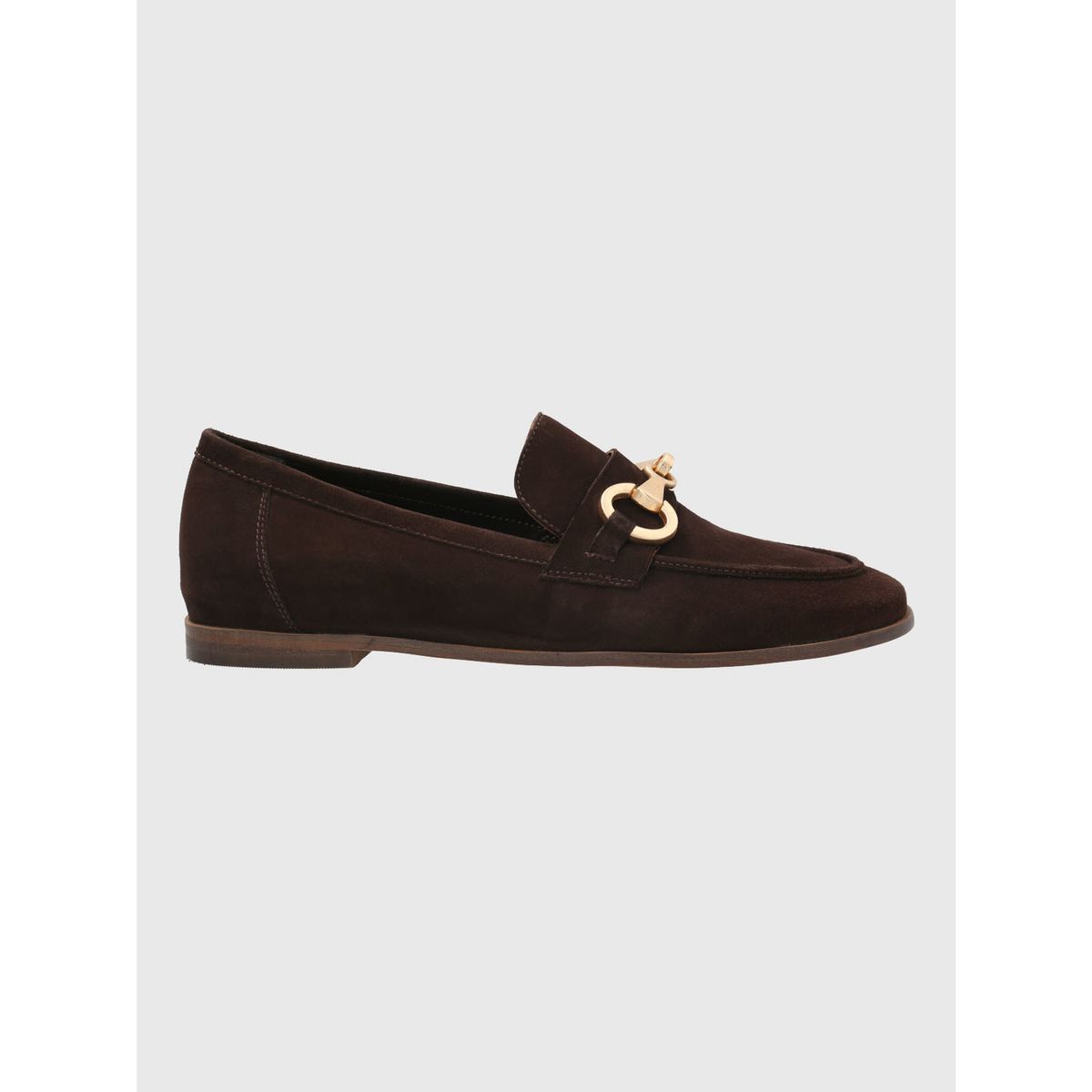 HUSH PUPPIES - Mocasin Cuero Mujer Poplin Café HUSH PUPPIES