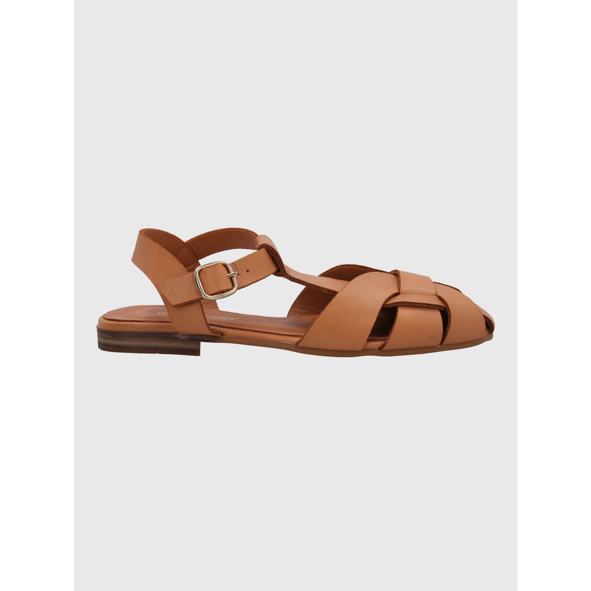 HUSH PUPPIES - Sandalia Cuero Mujer Testana Café HUSH PUPPIES