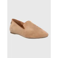 HUSH PUPPIES - Mocasin Cuero Mujer Oda Café