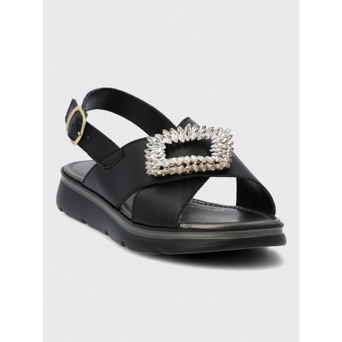 HUSH PUPPIES - Sandalia Cerutti Mujer Gullo Negra HUSH PUPPIES