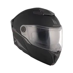 MT - Casco FU404SV Atom 2 SV Solid A1 Negro Mate + pinlock MT-V-35