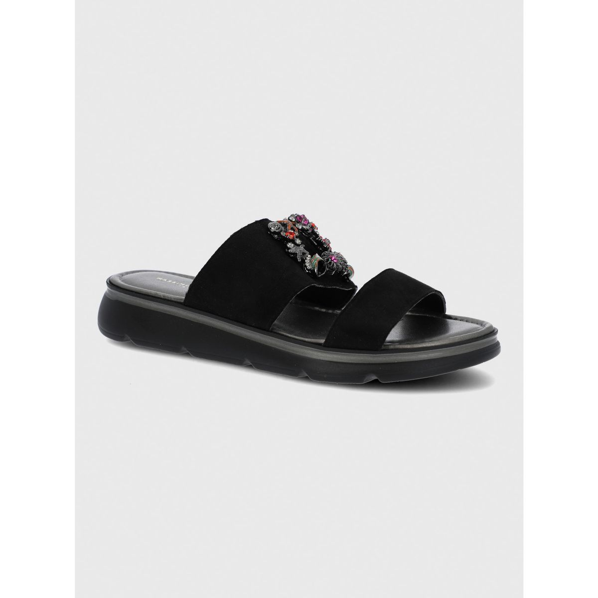 HUSH PUPPIES - Sandalia Cerutti Mujer Aquino Negra HUSH PUPPIES