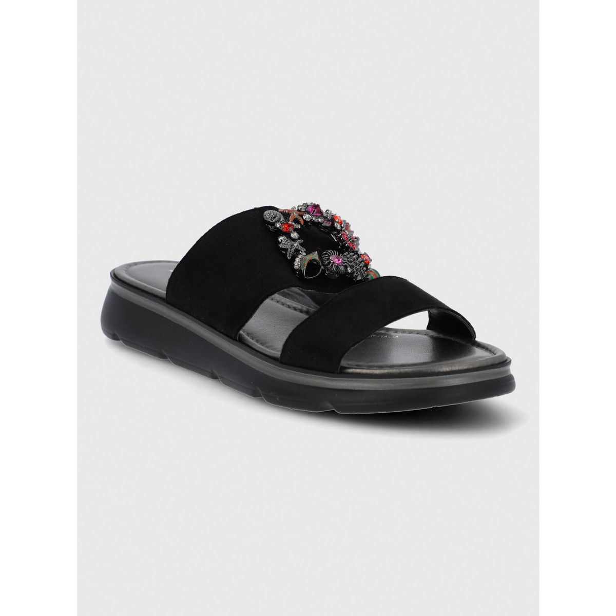 HUSH PUPPIES - Sandalia Cerutti Mujer Aquino Negra HUSH PUPPIES
