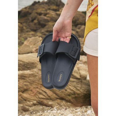 Imagen 2 del producto Sandalia Mujer Hook Negra Wappy Resistente Al Agua