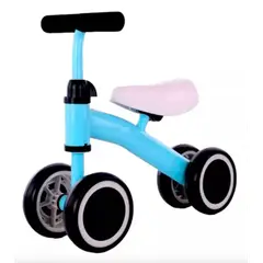 GENERICO - Bicicleta De Equilibrio Sin Pedales Mega Shopping De 4 Ruedas