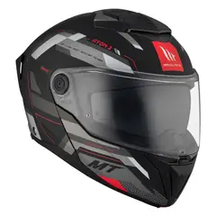 MT - Casco FU404SV Atom 2 SV Bast D5 Rojo Mate + pinlock MT-V-35