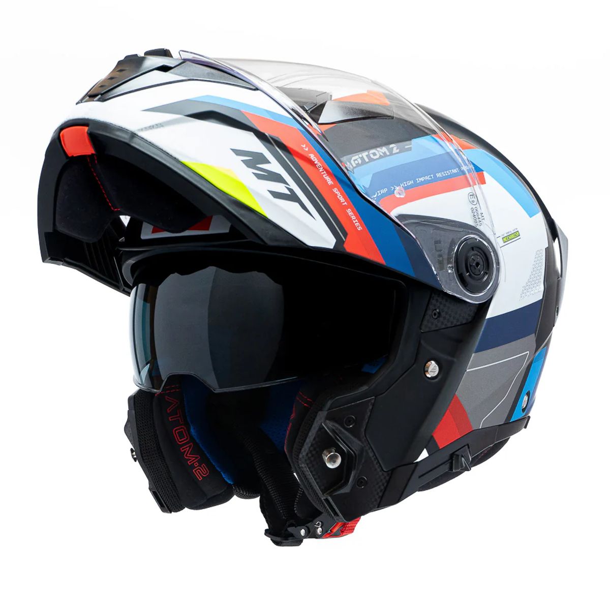 MT - Casco MT FU404SV Atom 2 SV Bast A1 Negro Mate + pinlock MT-V-35