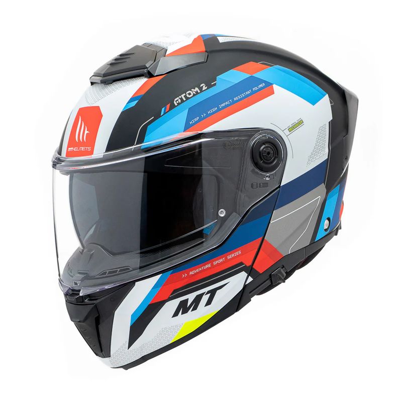 MT - Casco Para Moto MT Atom 2 SV Bast Negro Mate con Pinlock incluido