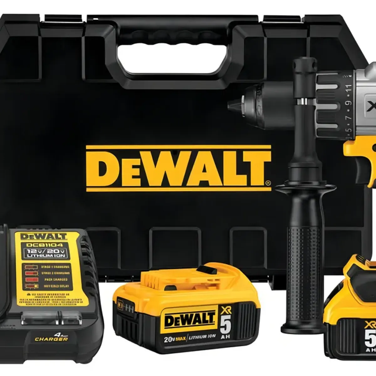 DEWALT - Taladro Percutor 1/2 38250 Gpm Inc 2 Bat Y Carg Dewalt