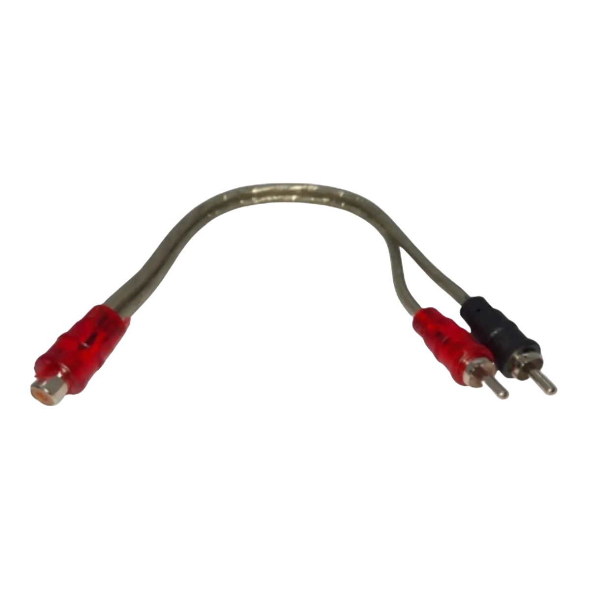 GENERICO - Cable Adaptador Auto Audio Sonido 2x1 Rca