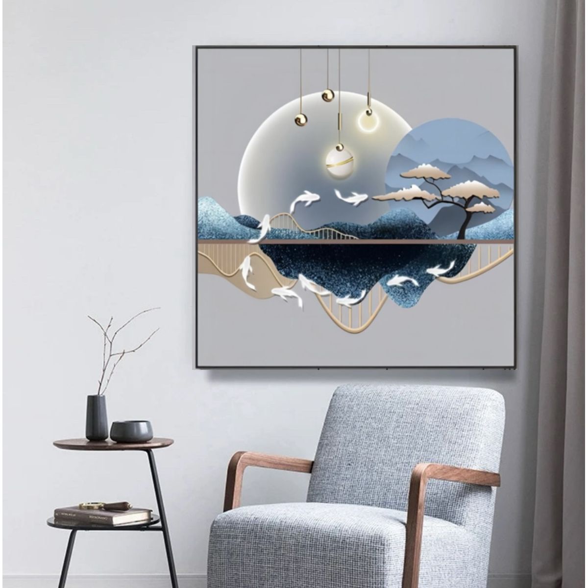 GENERICO - Hermosa Cuadro Colgante 60x60cm Varios Modelo