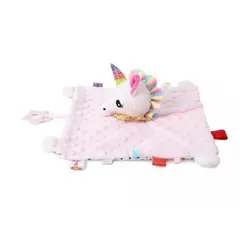 GENERICO - Tuto Apego Unicornio Calmante Suave Con Mordedor Para Bebé