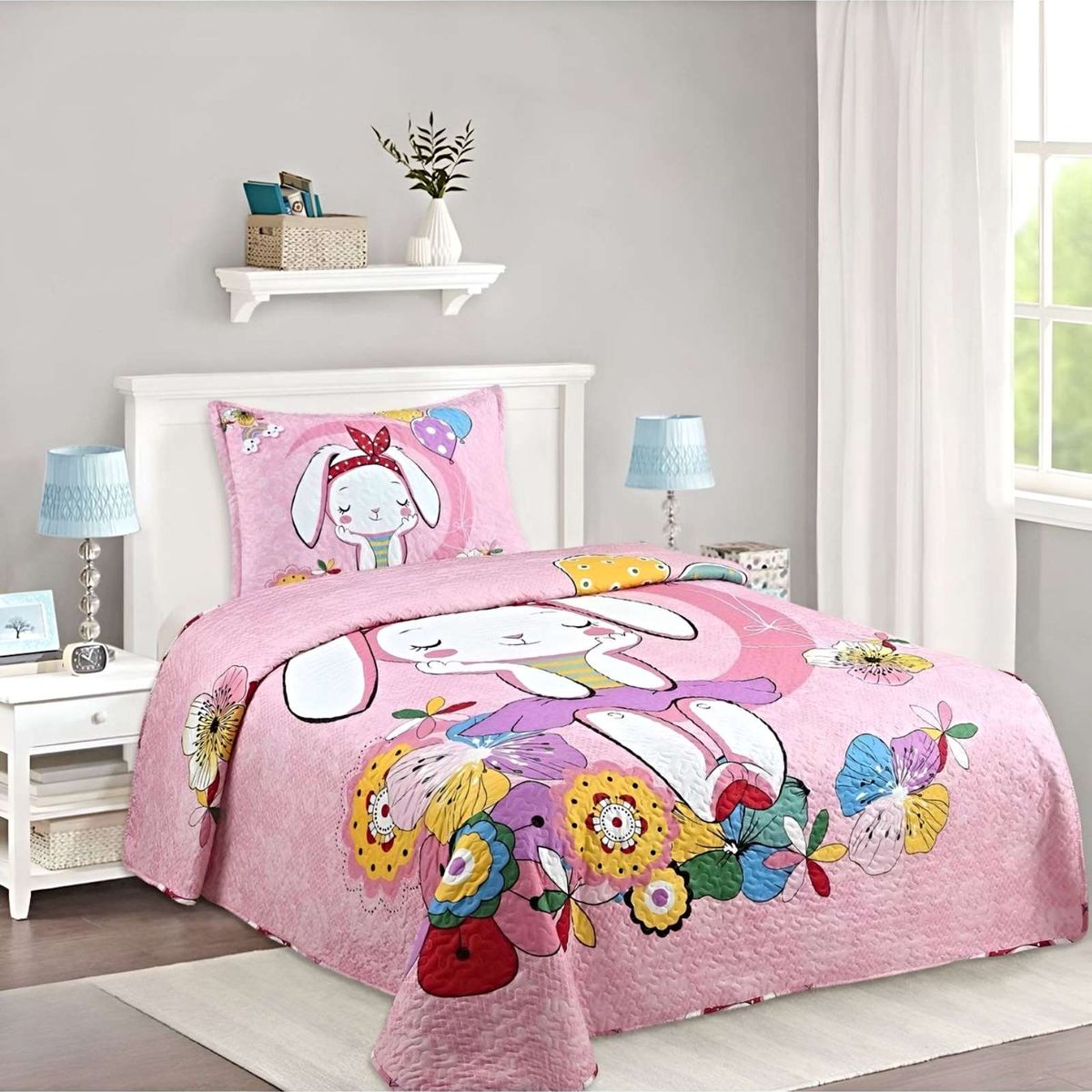 GENERICO - CUBRECAMA QUILT DE VERANO PLAZA Y MEDIA A11