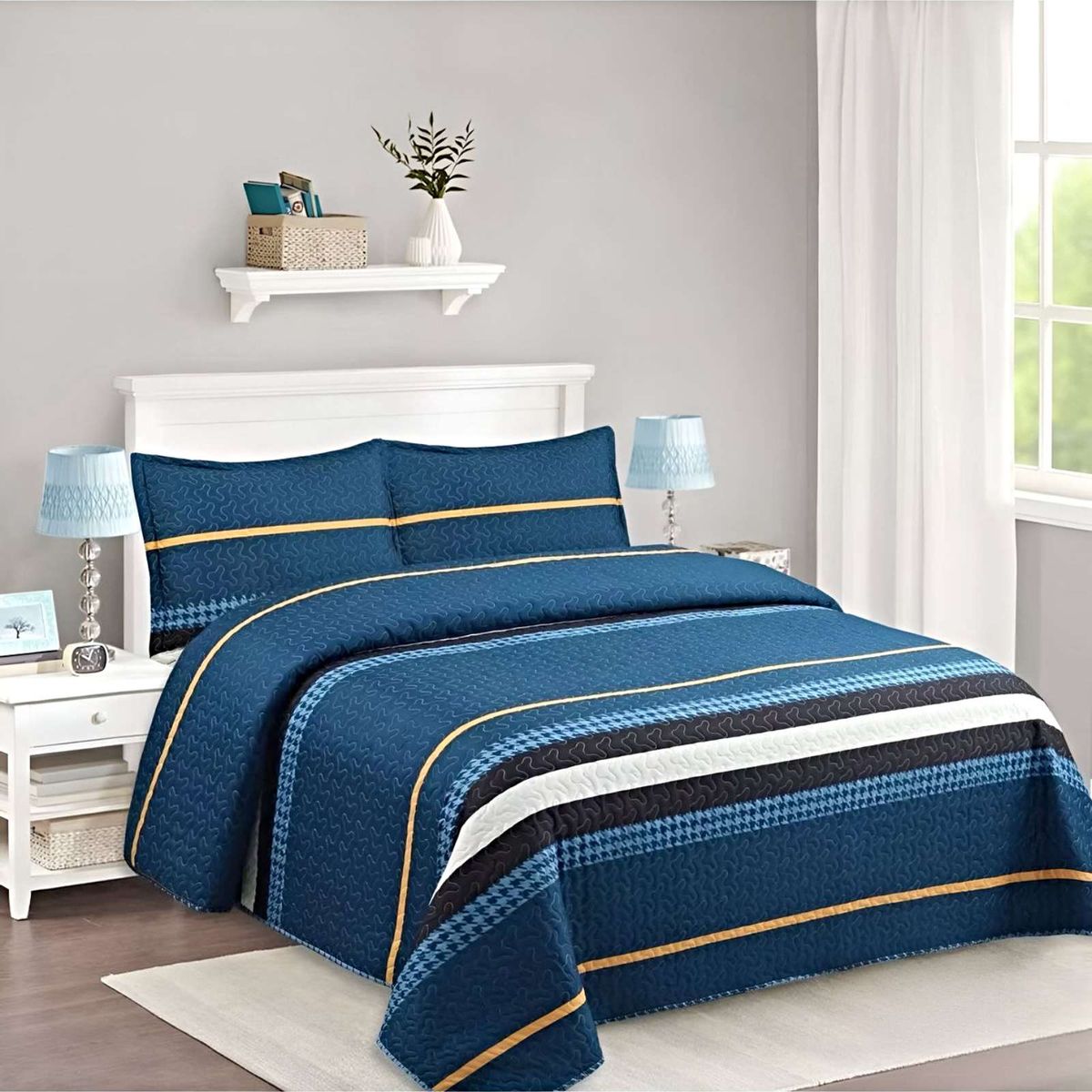 GENERICO - CUBRECAMA QUILT DE VERANO PLAZA Y MEDIA A21