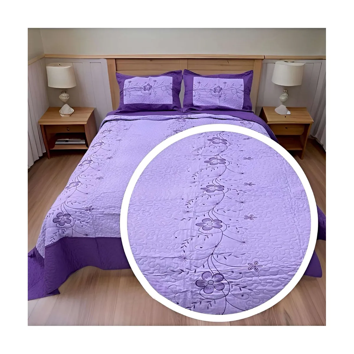 GENERICO - CUBRECAMA QUILT DE VERANO PLAZA Y MEDIA BORDADO A6_.