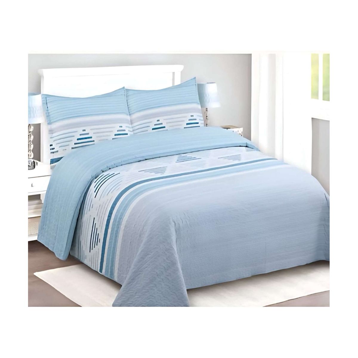 GENERICO - CUBRECAMA QUILT DE VERANO 2 PLAZAS A1