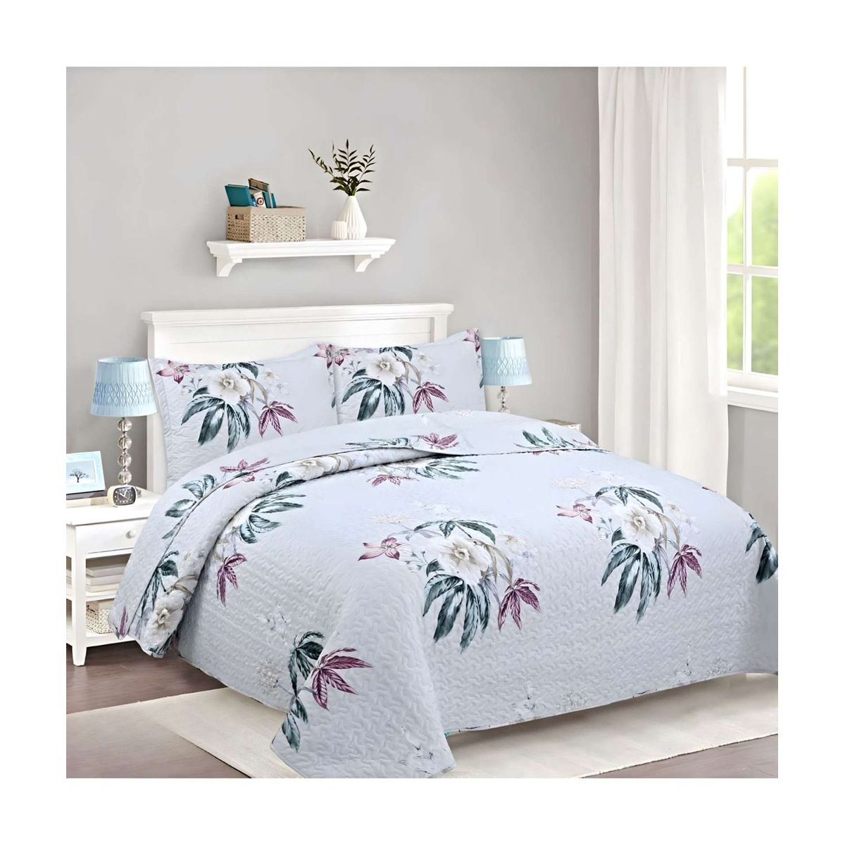GENERICO - CUBRECAMA QUILT DE VERANO 2 PLAZAS A25