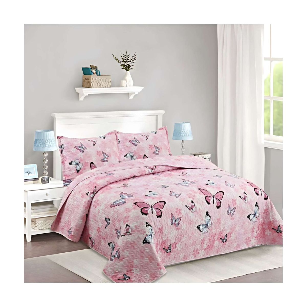 GENERICO - CUBRECAMA QUILT DE VERANO 2 PLAZAS A35