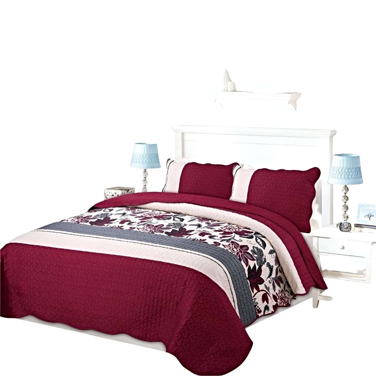 GENERICO - CUBRECAMA QUILT VERANO KING-SUPER KING A7