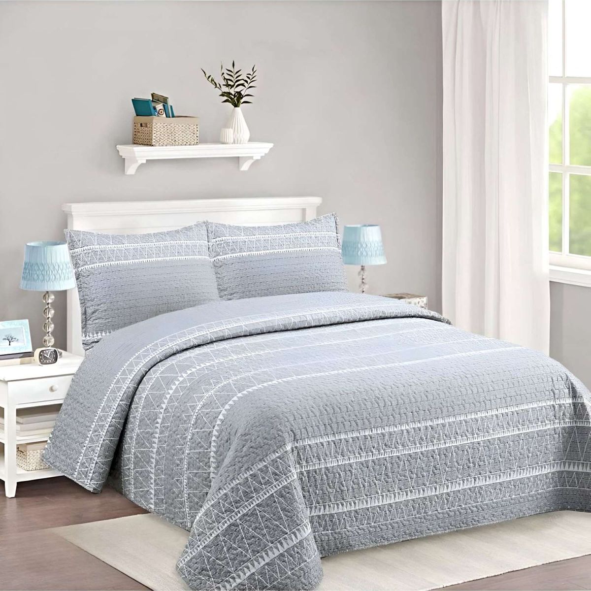 GENERICO - CUBRECAMA QUILT VERANO KING-SUPER KING A16