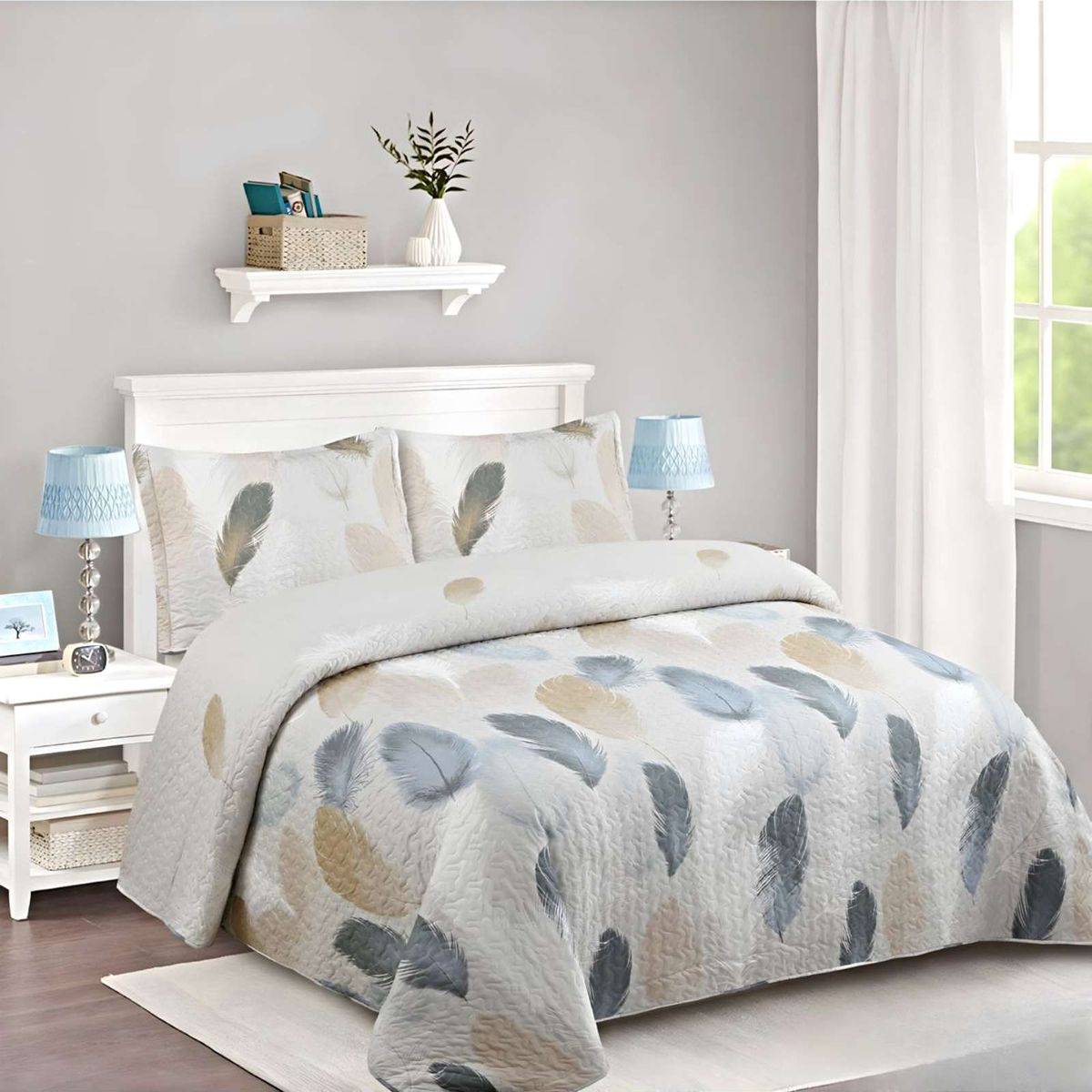 GENERICO - CUBRECAMA QUILT VERANO KING-SUPER KING A19