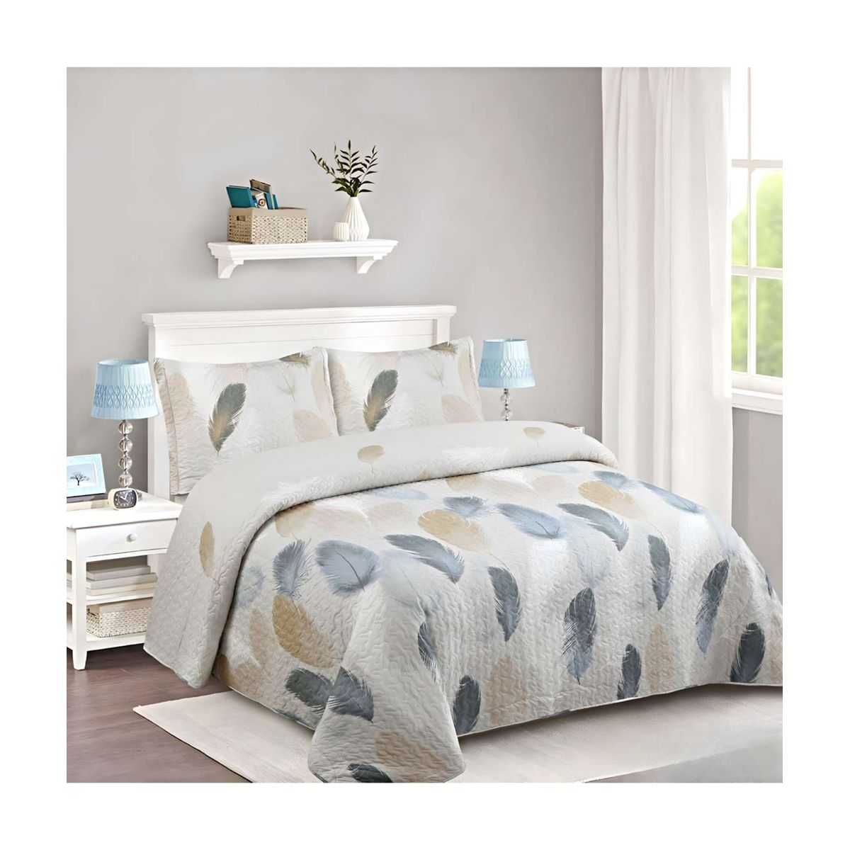 GENERICO - CUBRECAMA QUILT VERANO KING-SUPER KING A19