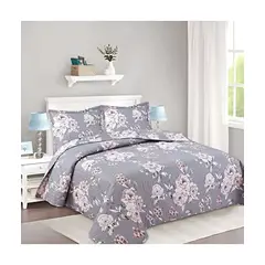 GENERICO - CUBRECAMA QUILT VERANO KING-SUPER KING BORDADO A4