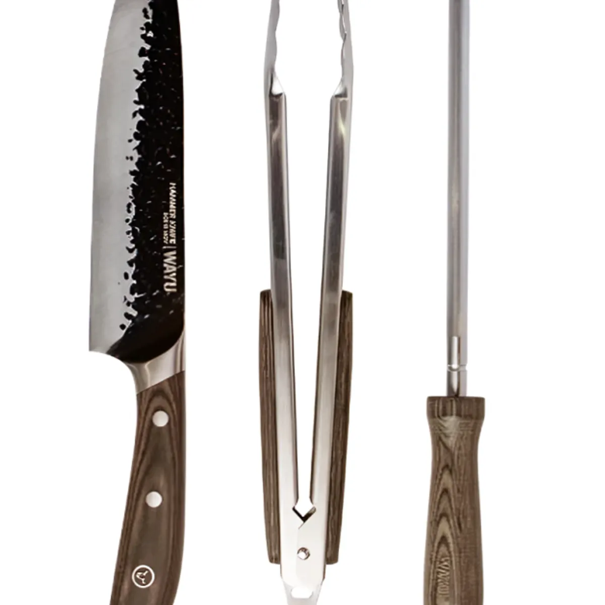 WAYU - Set Parrillero de Cuero PU Wayu con Estuche Elegante