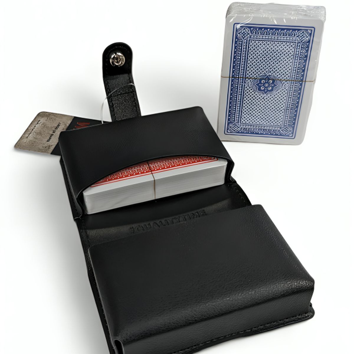 WAYU - Juego de Naipes Wayu con Estuche de Cuero Vegano