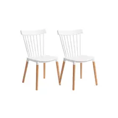 HABITA2 CHILE - Pack 2 Silla de comedor windsor de polipropileno