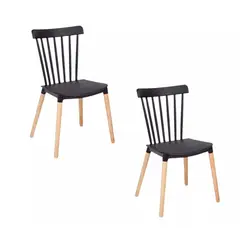 HABITA2 CHILE - Pack 2 Silla de comedor windsor de polipropileno