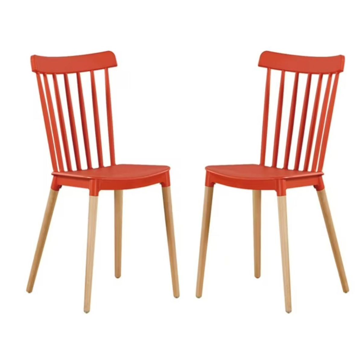 HABITA2 CHILE - Pack 2 Silla de comedor windsor de polipropileno